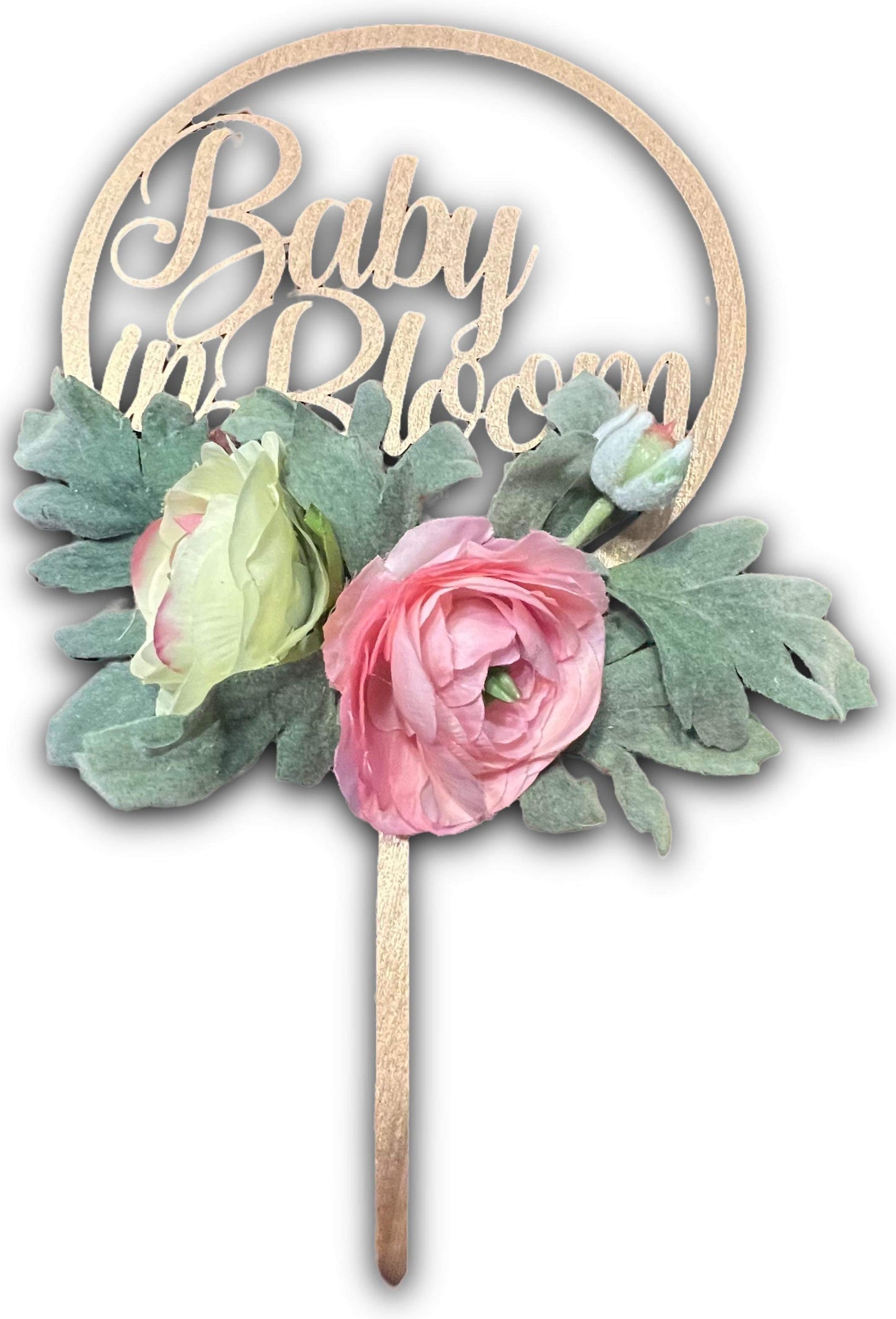 Baby in Bloom topper.