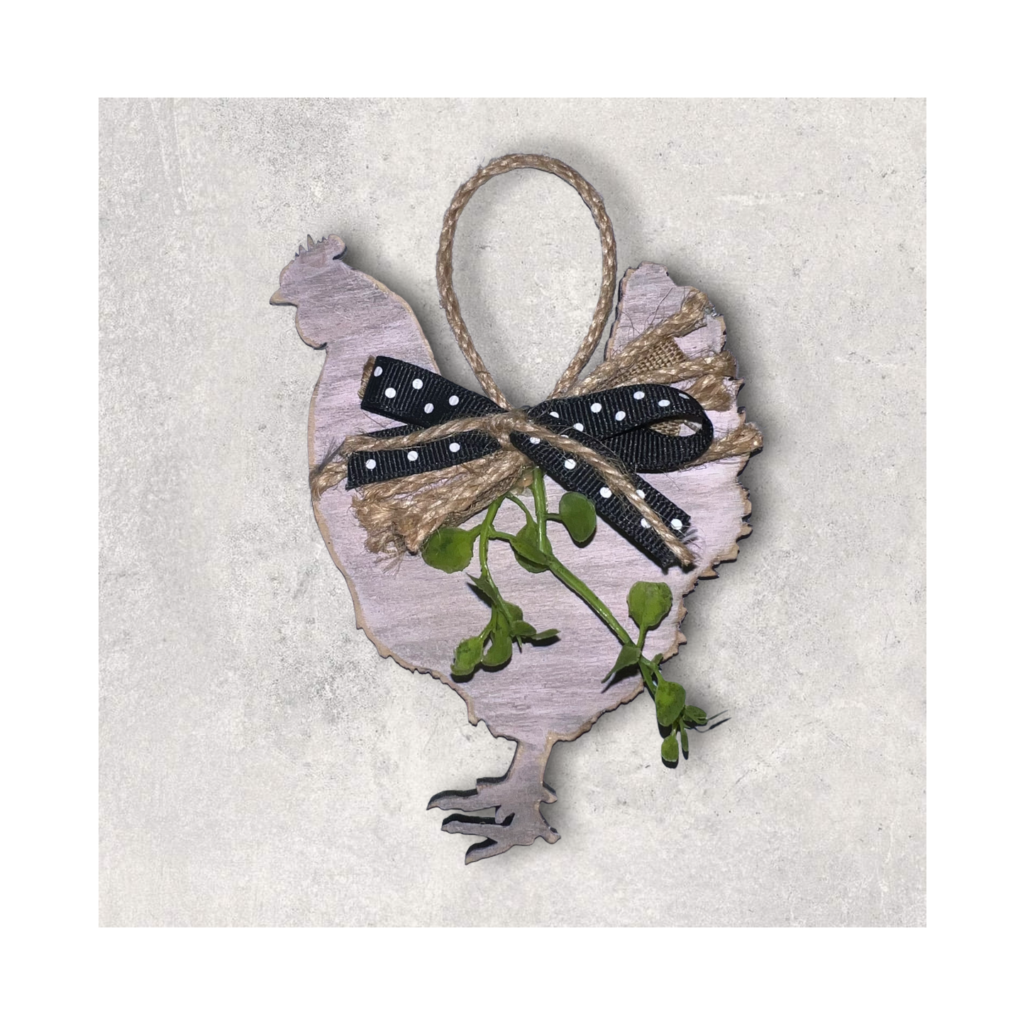 Farmhouse Chicken Ornament