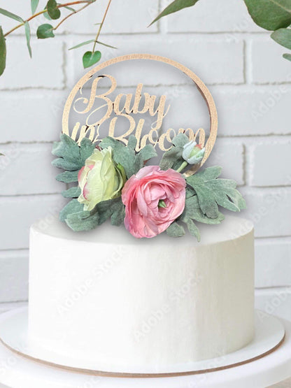 Baby in Bloom topper.