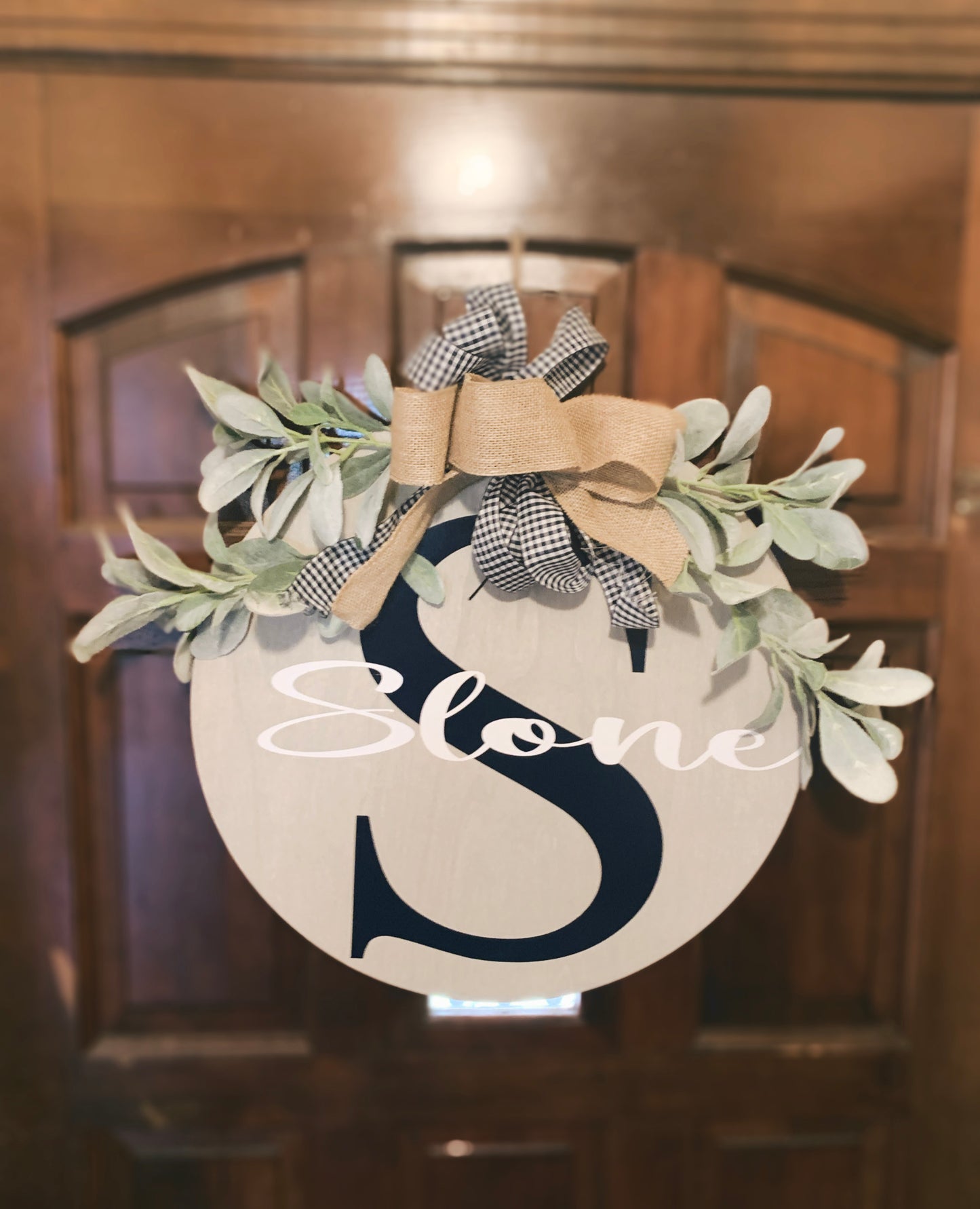 Monogram Door Hanger