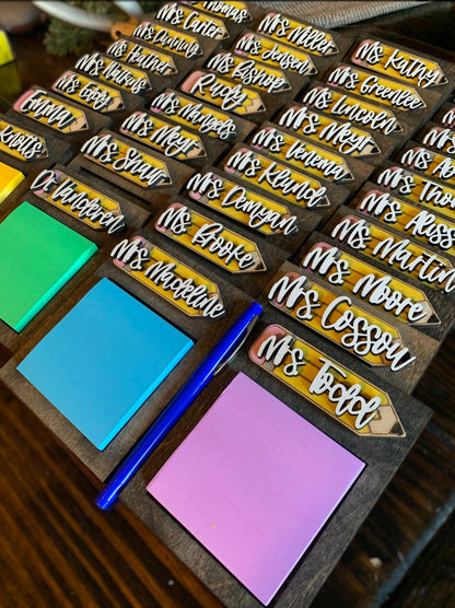 Sticky Notes Holder-Teacher