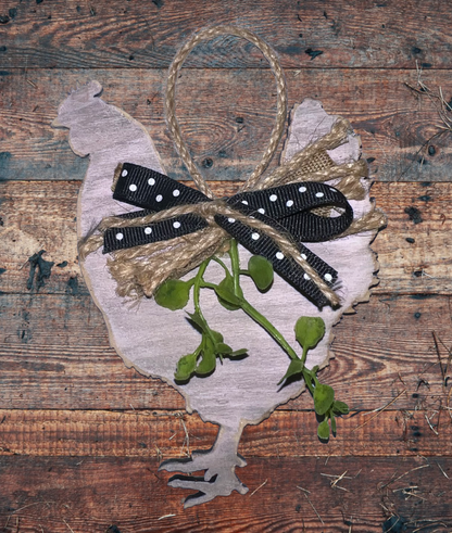 Farmhouse Chicken Ornament
