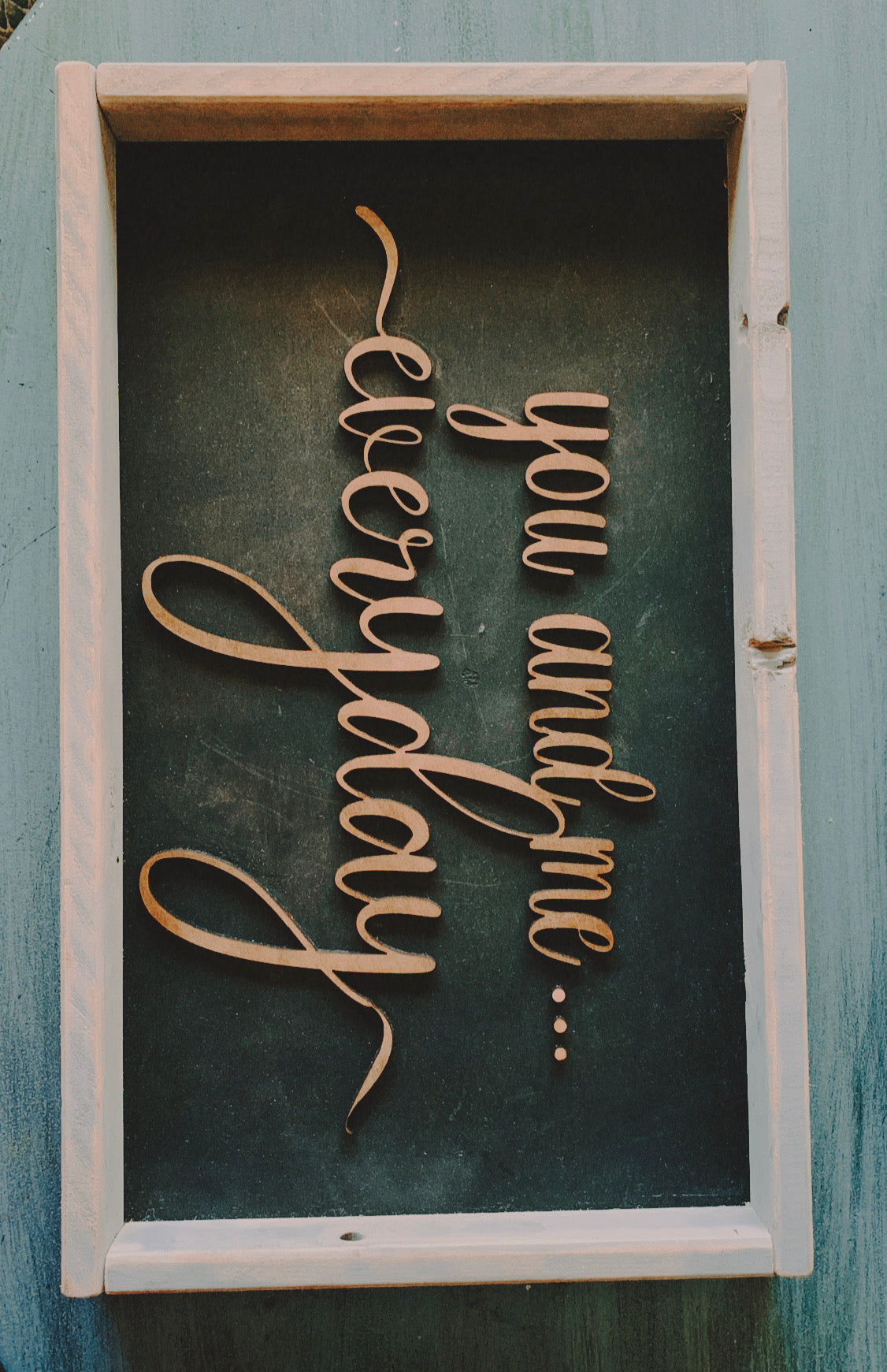 “You & Me” Farmhouse Frame