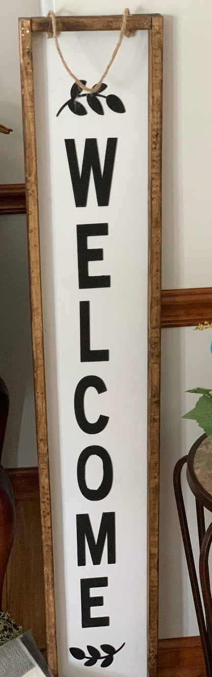 Framed Welcome Sign