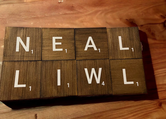 Scrabble Wall Art Tiles