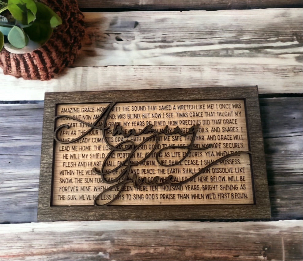 Amazing Grace Shelf sitter